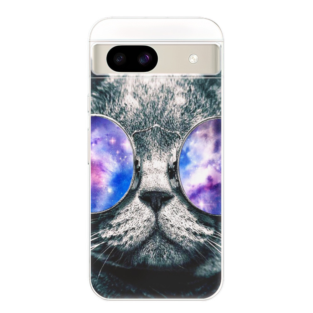 Odolné silikónové puzdro iSaprio - Galaxy Cat - Google Pixel 8a
