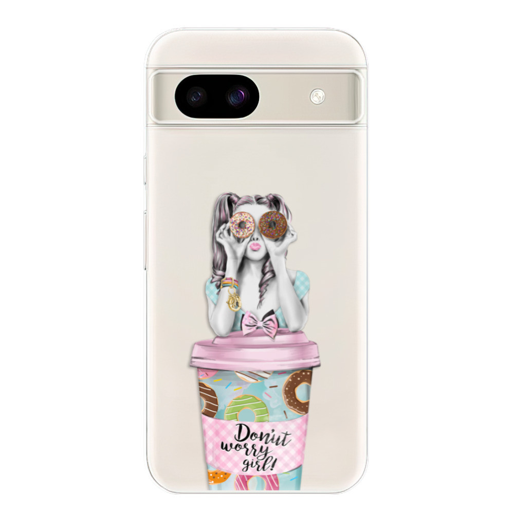Odolné silikónové puzdro iSaprio - Donut Worry - Google Pixel 8a