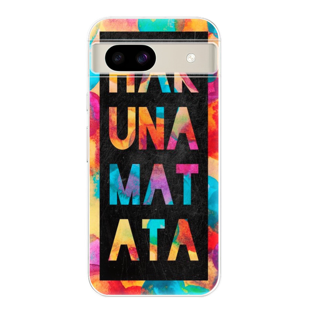 Odolné silikónové puzdro iSaprio - Hakuna Matata 01 - Google Pixel 8a
