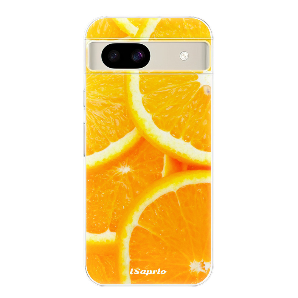 Odolné silikónové puzdro iSaprio - Orange 10 - Google Pixel 8a