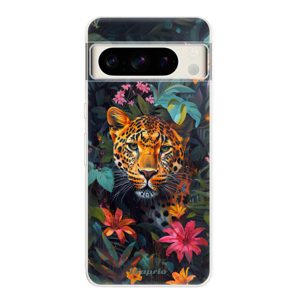 Odolné silikónové puzdro iSaprio - Flower Jaguar - Google Pixel 8 Pro