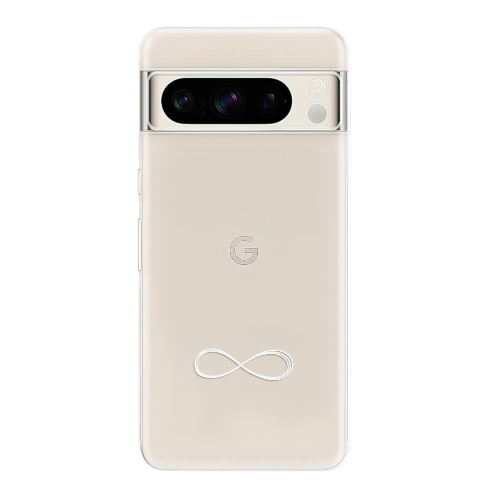 Odolné silikónové puzdro iSaprio - čiré - Infinity - Google Pixel 8 Pro