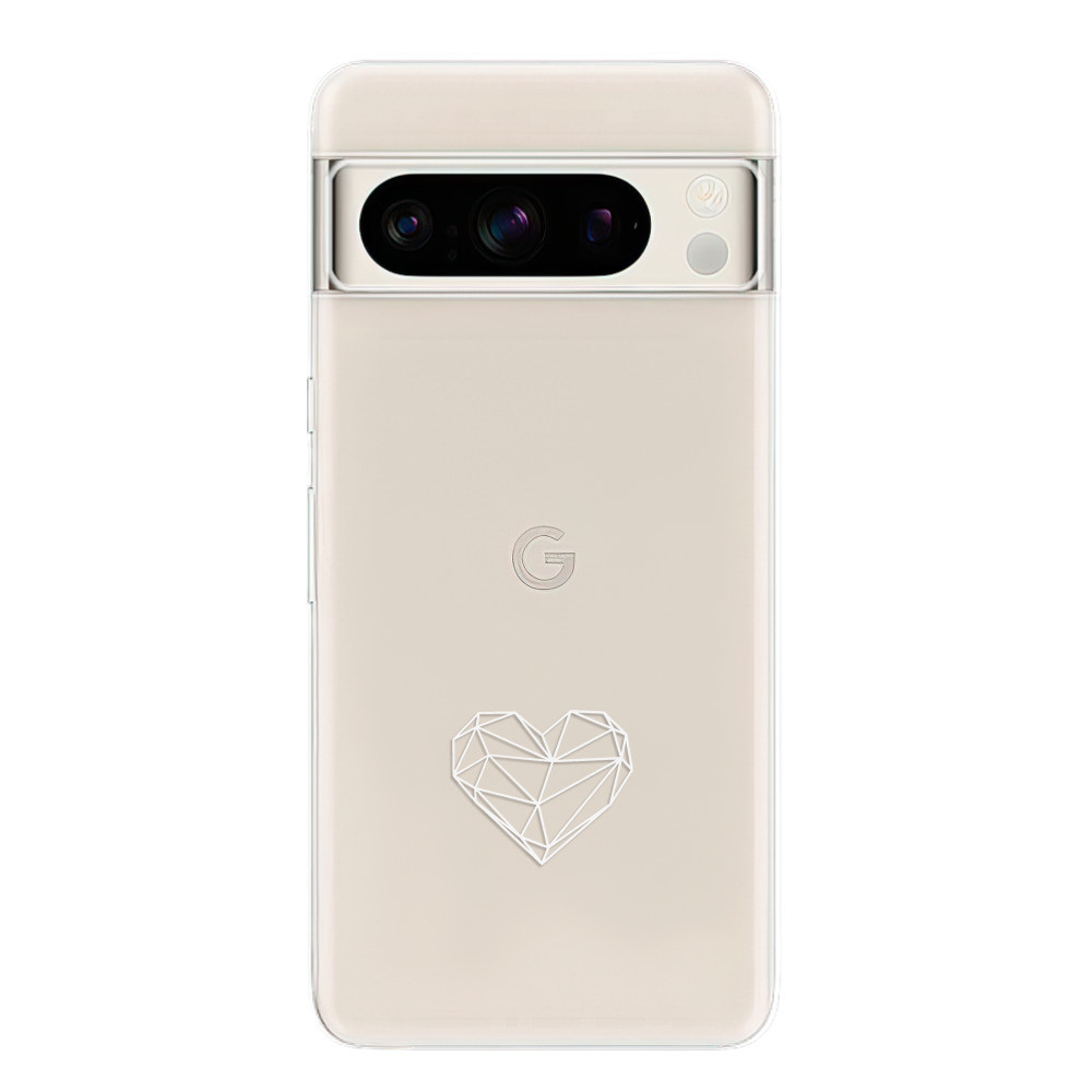 Odolné silikónové puzdro iSaprio - čiré - Digital Love - Google Pixel 8 Pro