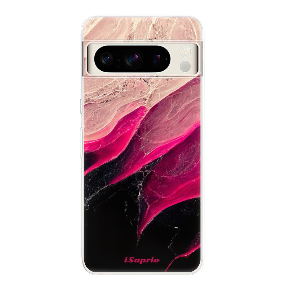 Odolné silikónové puzdro iSaprio - Black and Pink - Google Pixel 8 Pro
