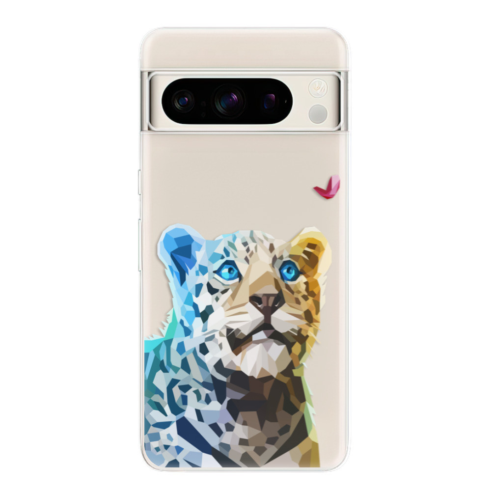 Odolné silikónové puzdro iSaprio - Leopard With Butterfly - Google Pixel 8 Pro
