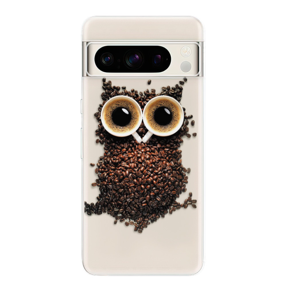 Odolné silikónové puzdro iSaprio - Owl And Coffee - Google Pixel 8 Pro