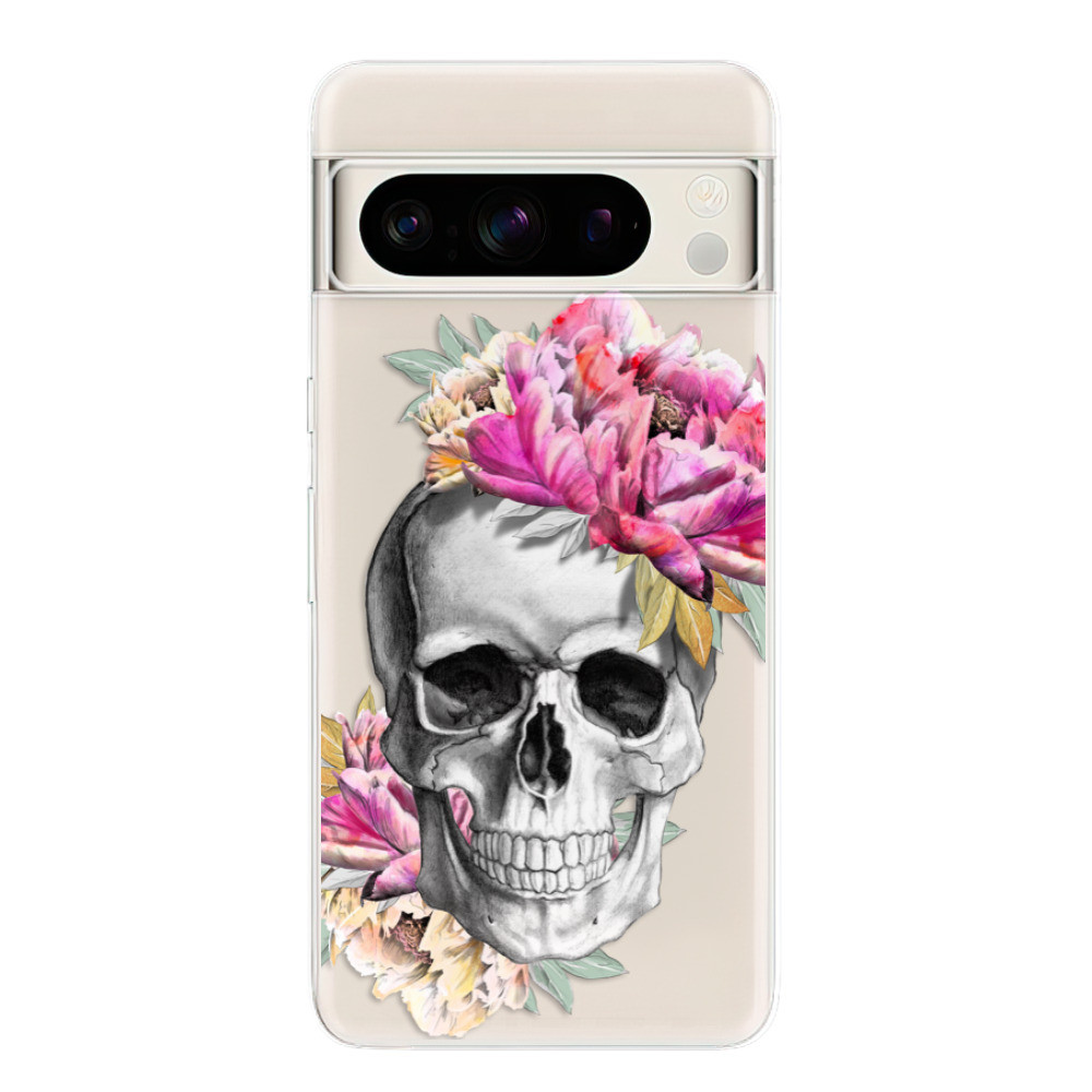 Odolné silikónové puzdro iSaprio - Pretty Skull - Google Pixel 8 Pro