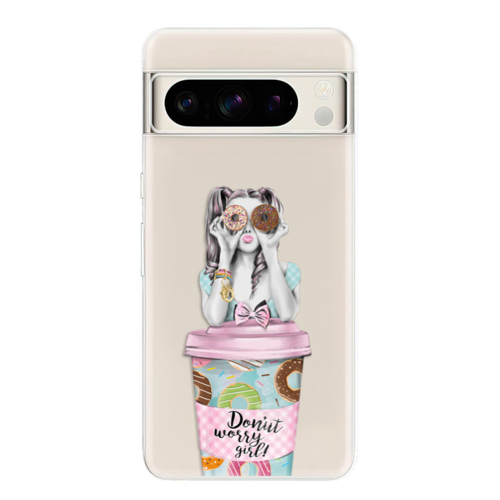Odolné silikónové puzdro iSaprio - Donut Worry - Google Pixel 8 Pro