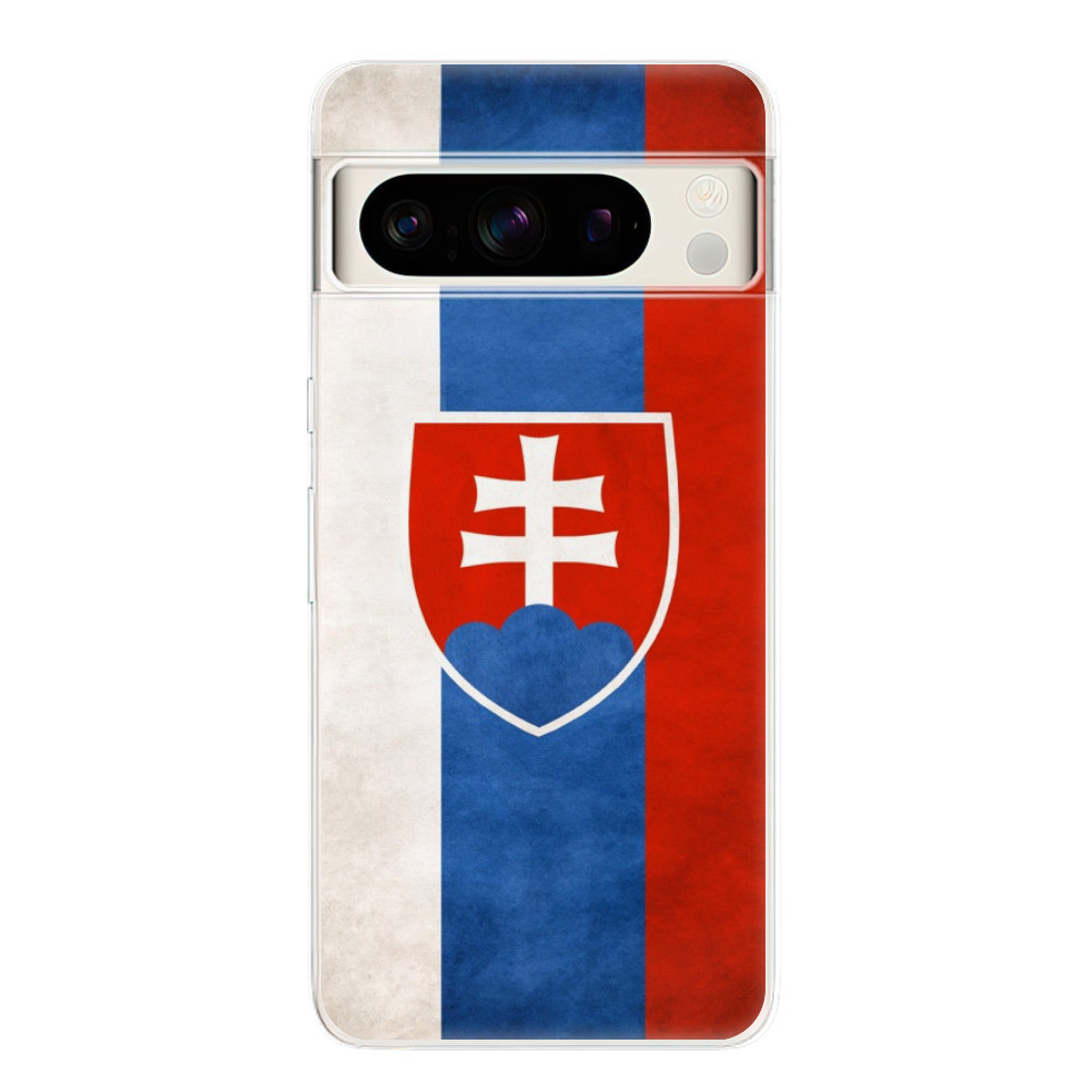 Odolné silikónové puzdro iSaprio - Slovakia Flag - Google Pixel 8 Pro