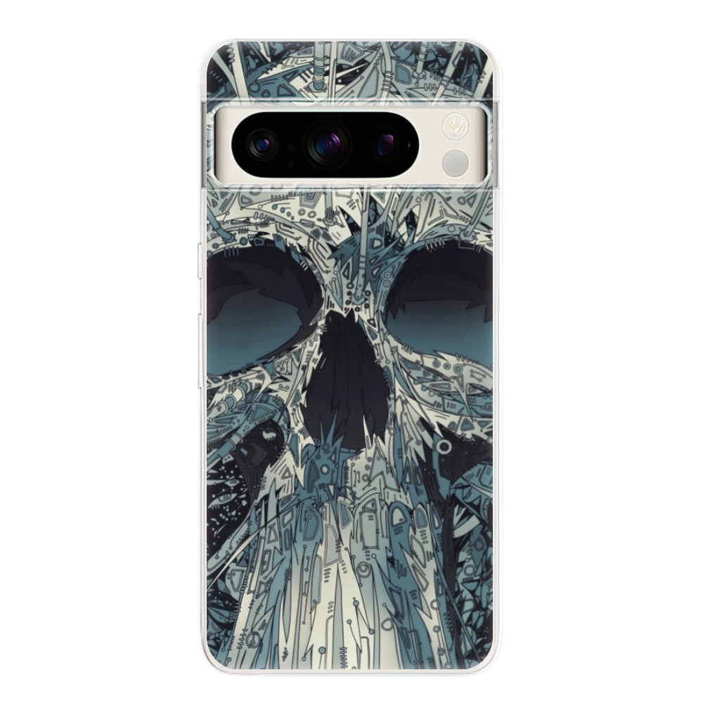 Odolné silikónové puzdro iSaprio - Abstract Skull - Google Pixel 8 Pro
