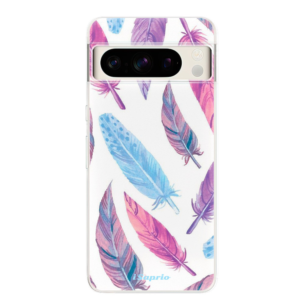 Odolné silikónové puzdro iSaprio - Feather Pattern 10 - Google Pixel 8 Pro