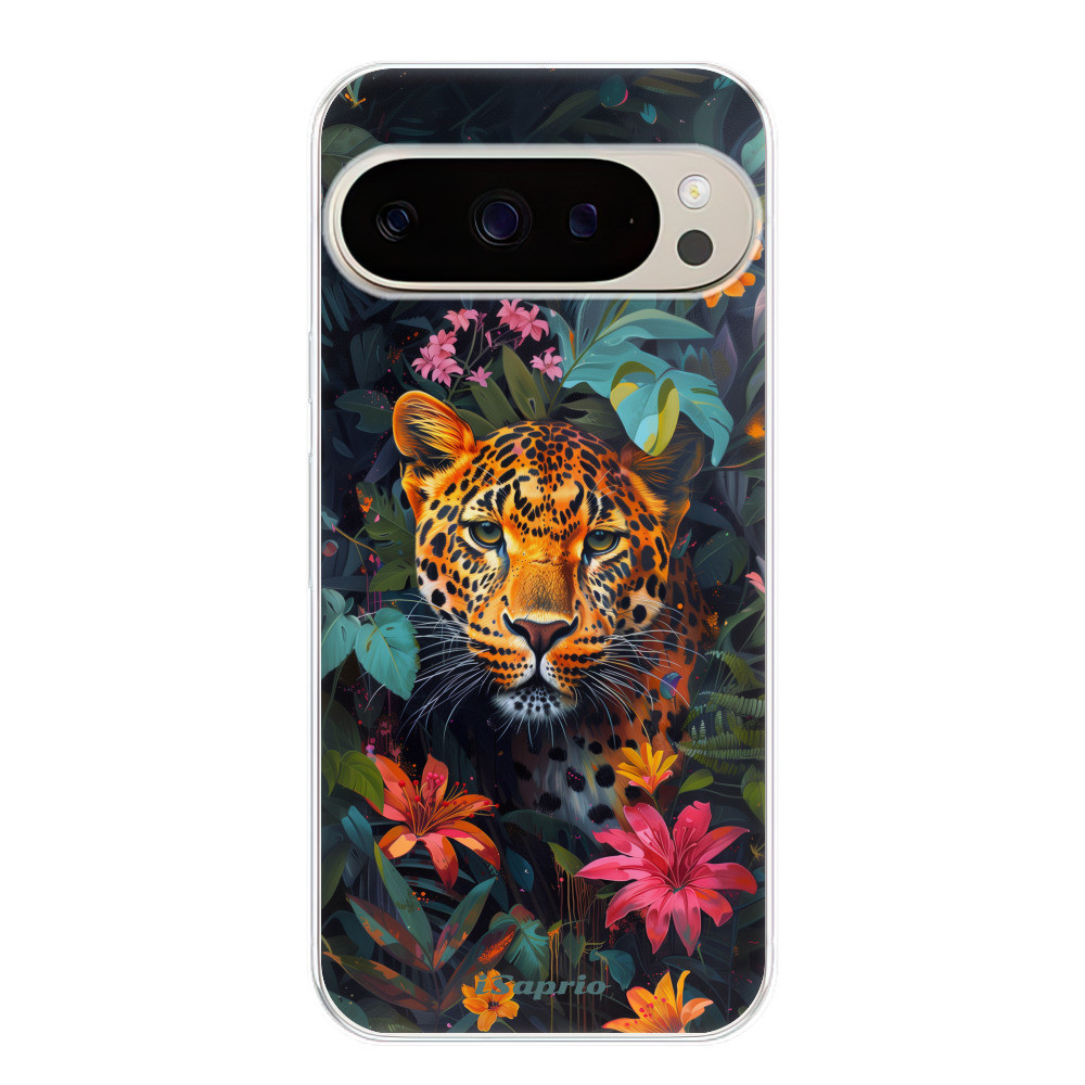 Odolné silikónové puzdro iSaprio - Flower Jaguar - Google Pixel 9 / 9 Pro
