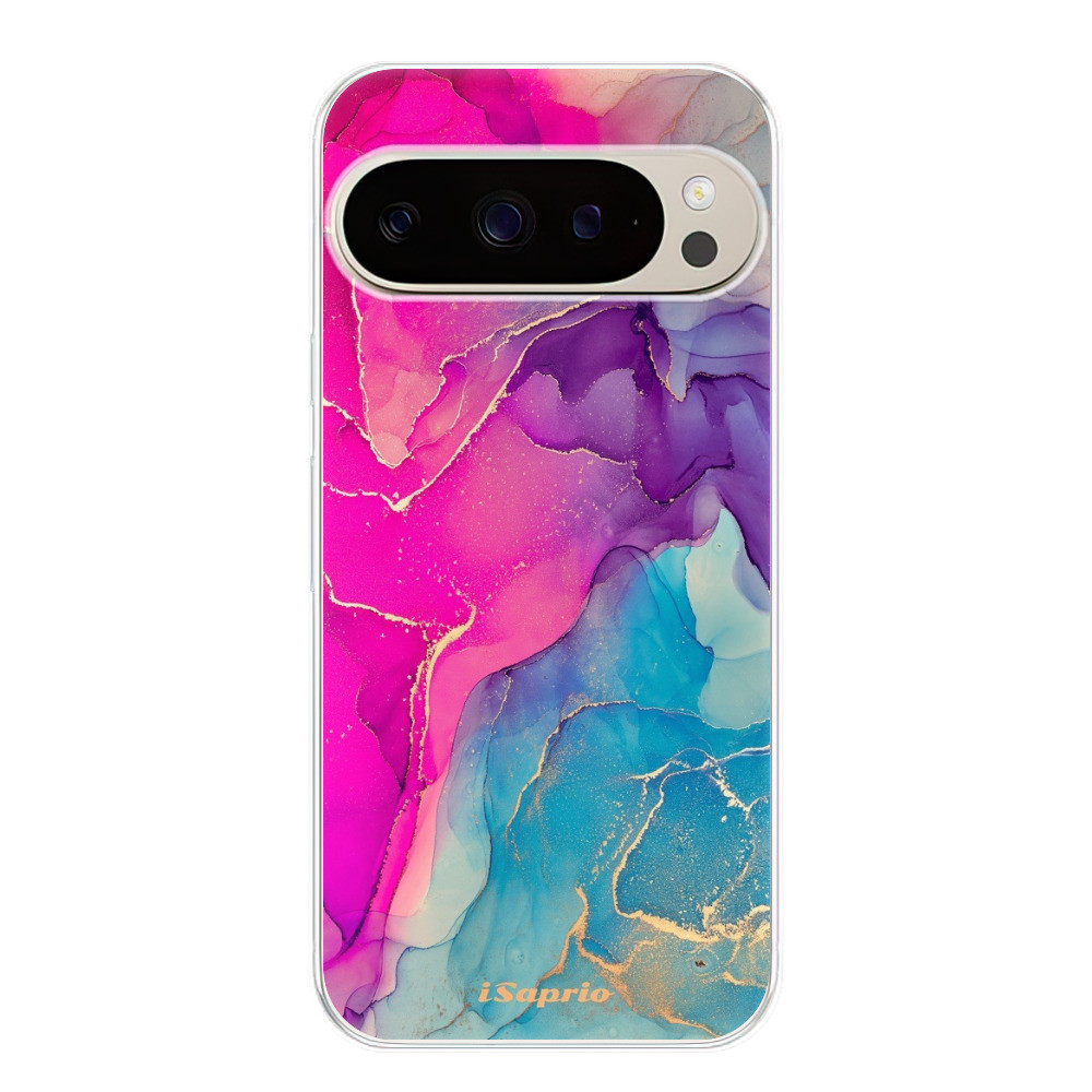 Odolné silikónové puzdro iSaprio - Purple Ink - Google Pixel 9 / 9 Pro