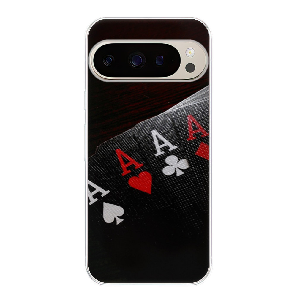 Odolné silikónové puzdro iSaprio - Poker - Google Pixel 9 / 9 Pro