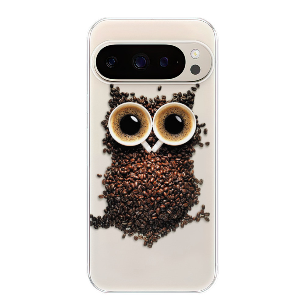 Odolné silikónové puzdro iSaprio - Owl And Coffee - Google Pixel 9 / 9 Pro
