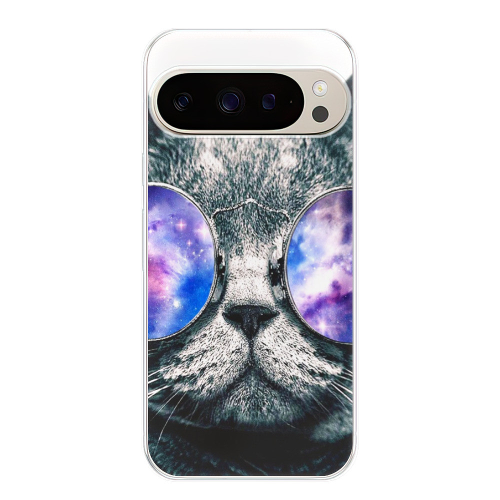Odolné silikónové puzdro iSaprio - Galaxy Cat - Google Pixel 9 / 9 Pro