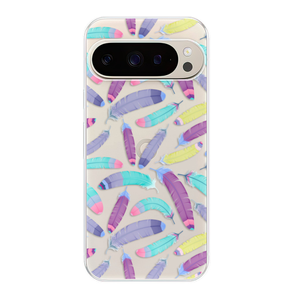 Odolné silikónové puzdro iSaprio - Feather Pattern 01 - Google Pixel 9 / 9 Pro
