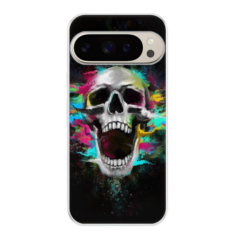 Odolné silikónové puzdro iSaprio - Skull in Colors - Google Pixel 9 / 9 Pro
