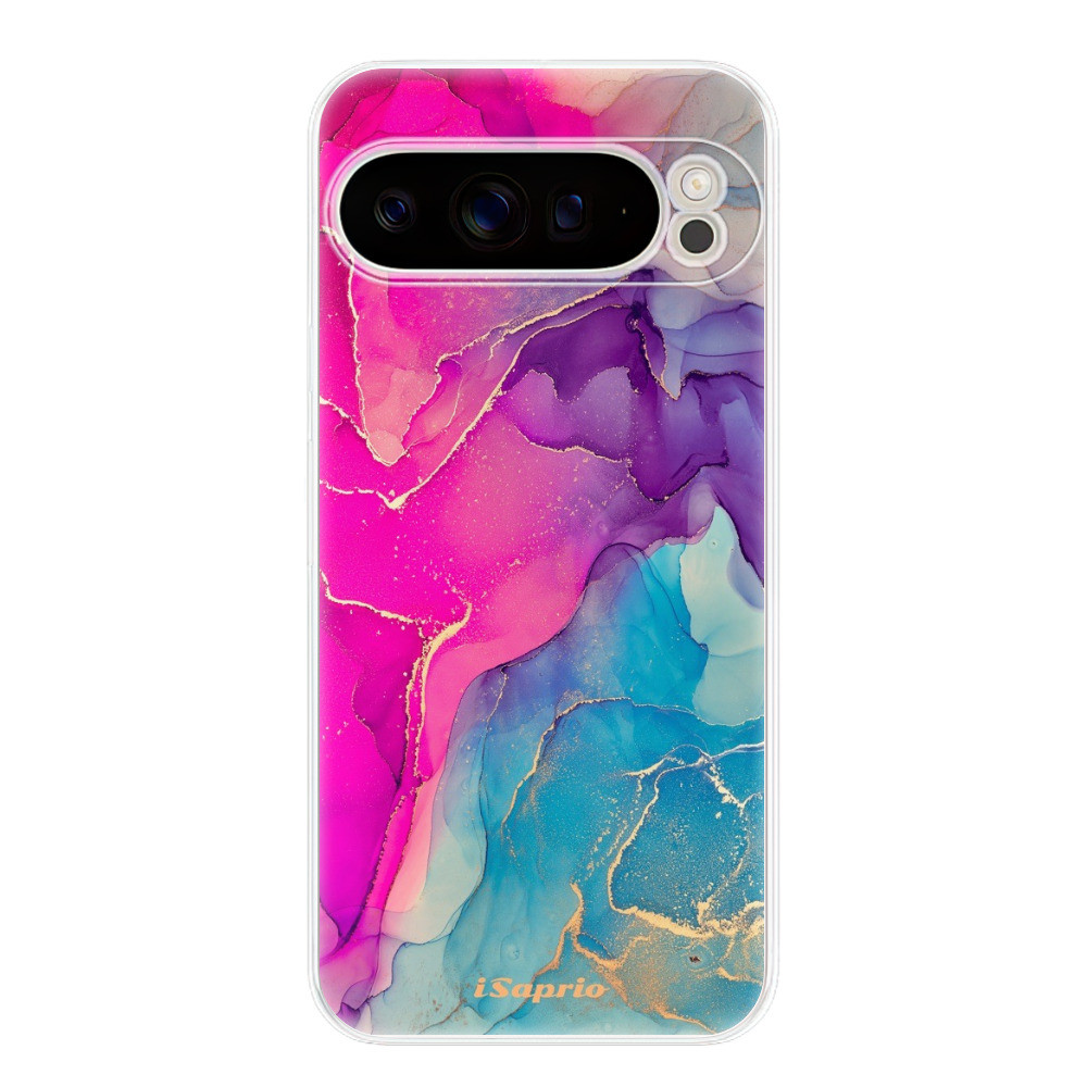 Odolné silikónové puzdro iSaprio - Purple Ink - Google Pixel 9 Pro XL