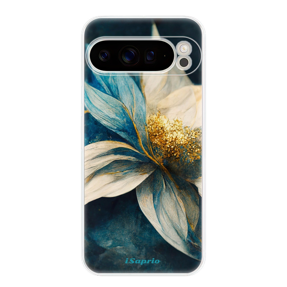 Odolné silikónové puzdro iSaprio - Blue Petals - Google Pixel 9 Pro XL