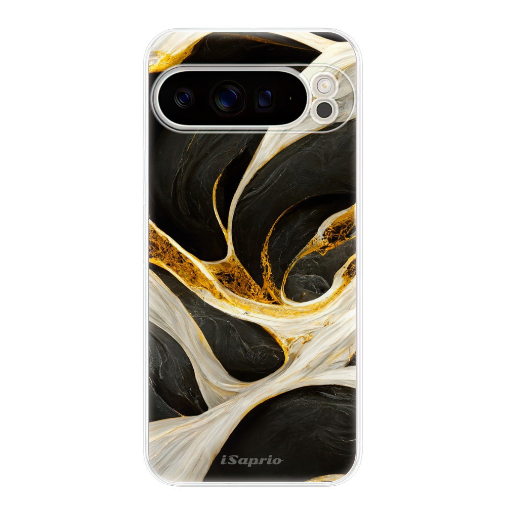 Odolné silikónové puzdro iSaprio - Black and Gold - Google Pixel 9 Pro XL