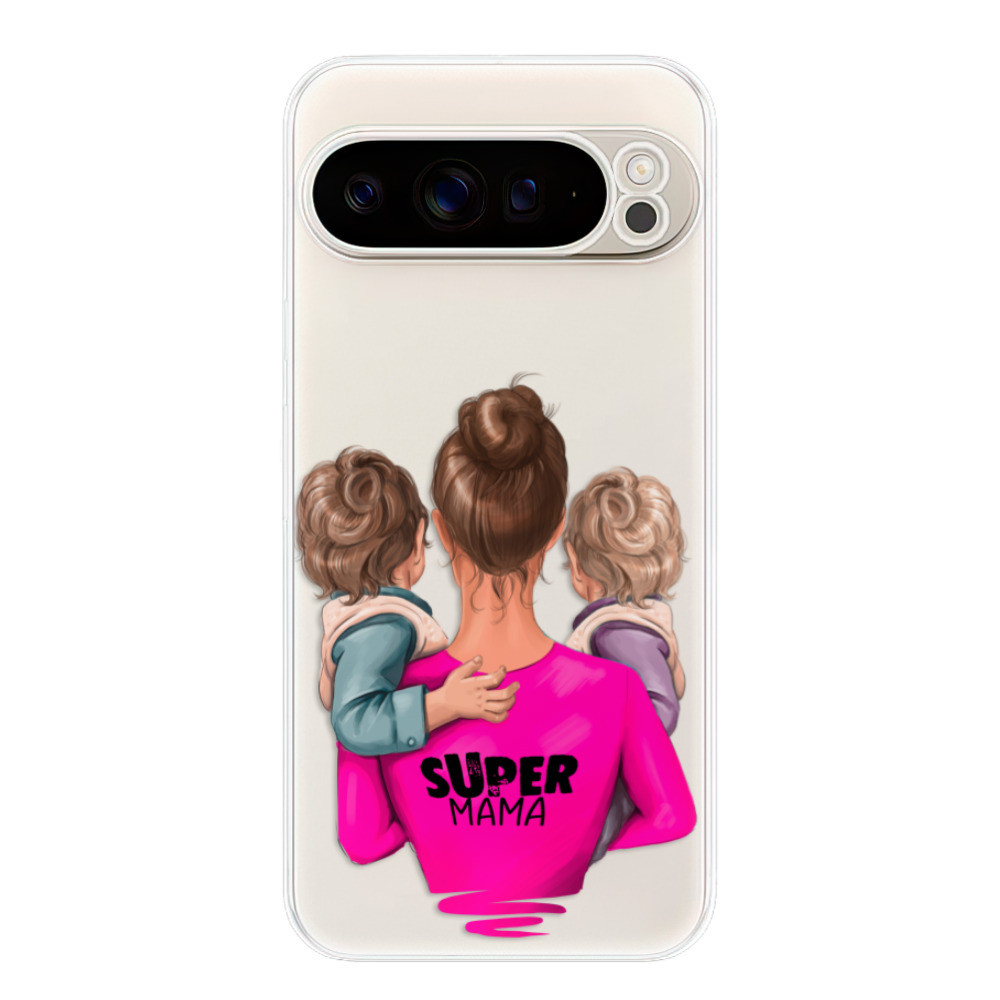 Odolné silikónové puzdro iSaprio - Super Mama - Two Boys - Google Pixel 9 Pro XL