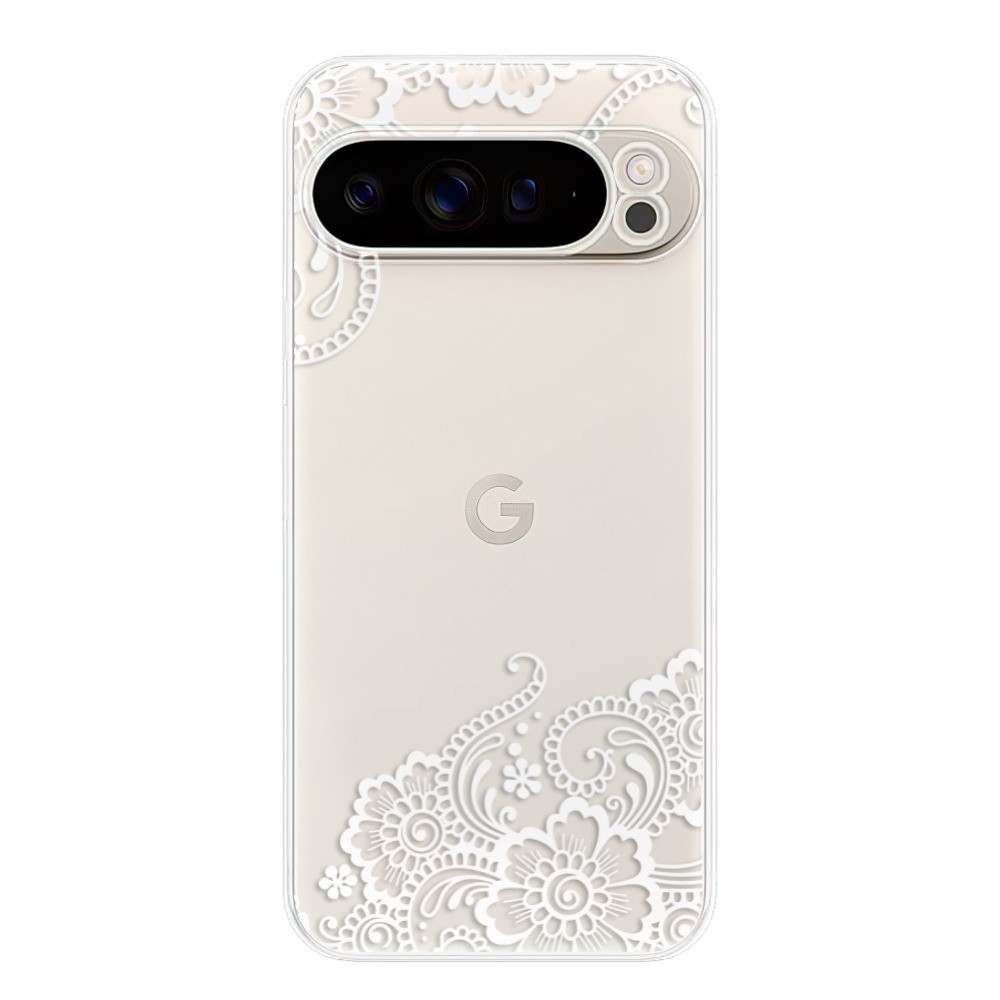Odolné silikónové puzdro iSaprio - White Lace 02 - Google Pixel 9 Pro XL