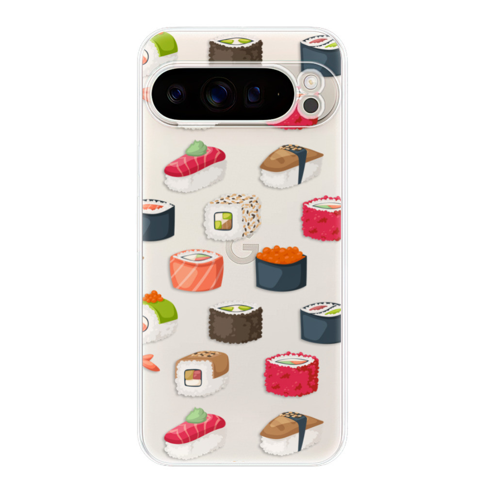 Odolné silikónové puzdro iSaprio - Sushi Pattern - Google Pixel 9 Pro XL