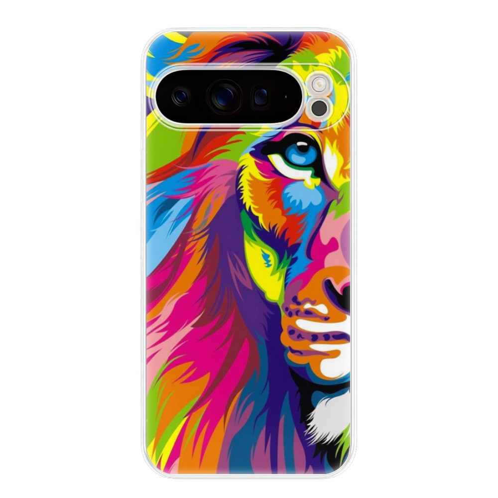 Odolné silikónové puzdro iSaprio - Rainbow Lion - Google Pixel 9 Pro XL