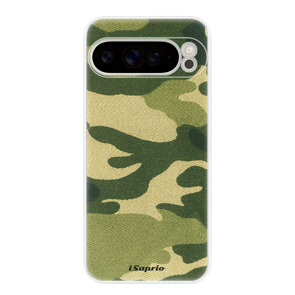 Odolné silikónové puzdro iSaprio - Green Camuflage 01 - Google Pixel 9 Pro XL