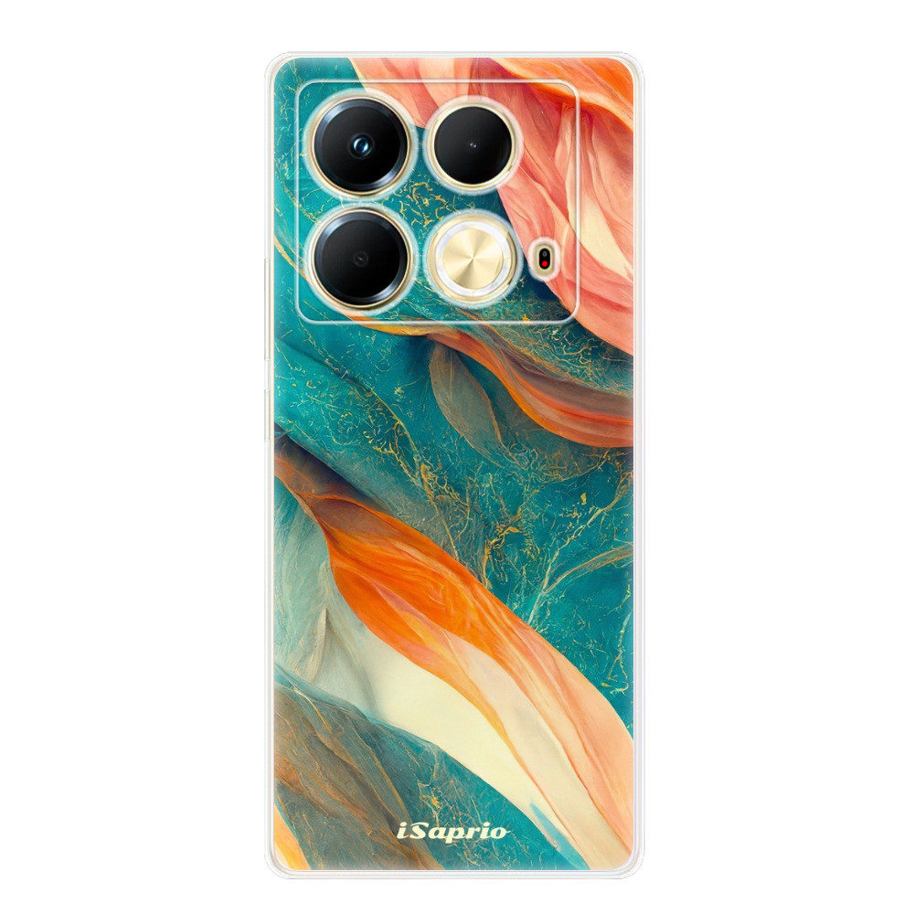 Odolné silikónové puzdro iSaprio - Abstract Marble - Infinix Note 40