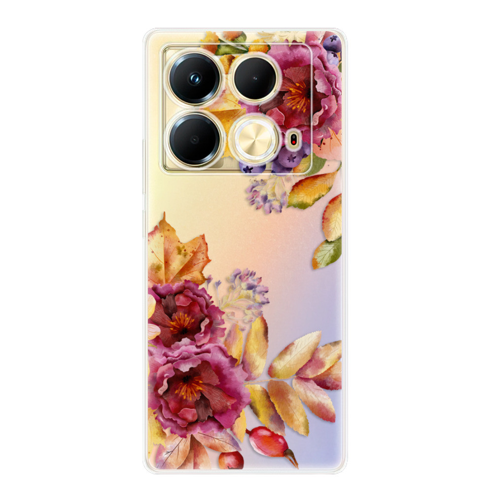 Odolné silikónové puzdro iSaprio - Fall Flowers - Infinix Note 40
