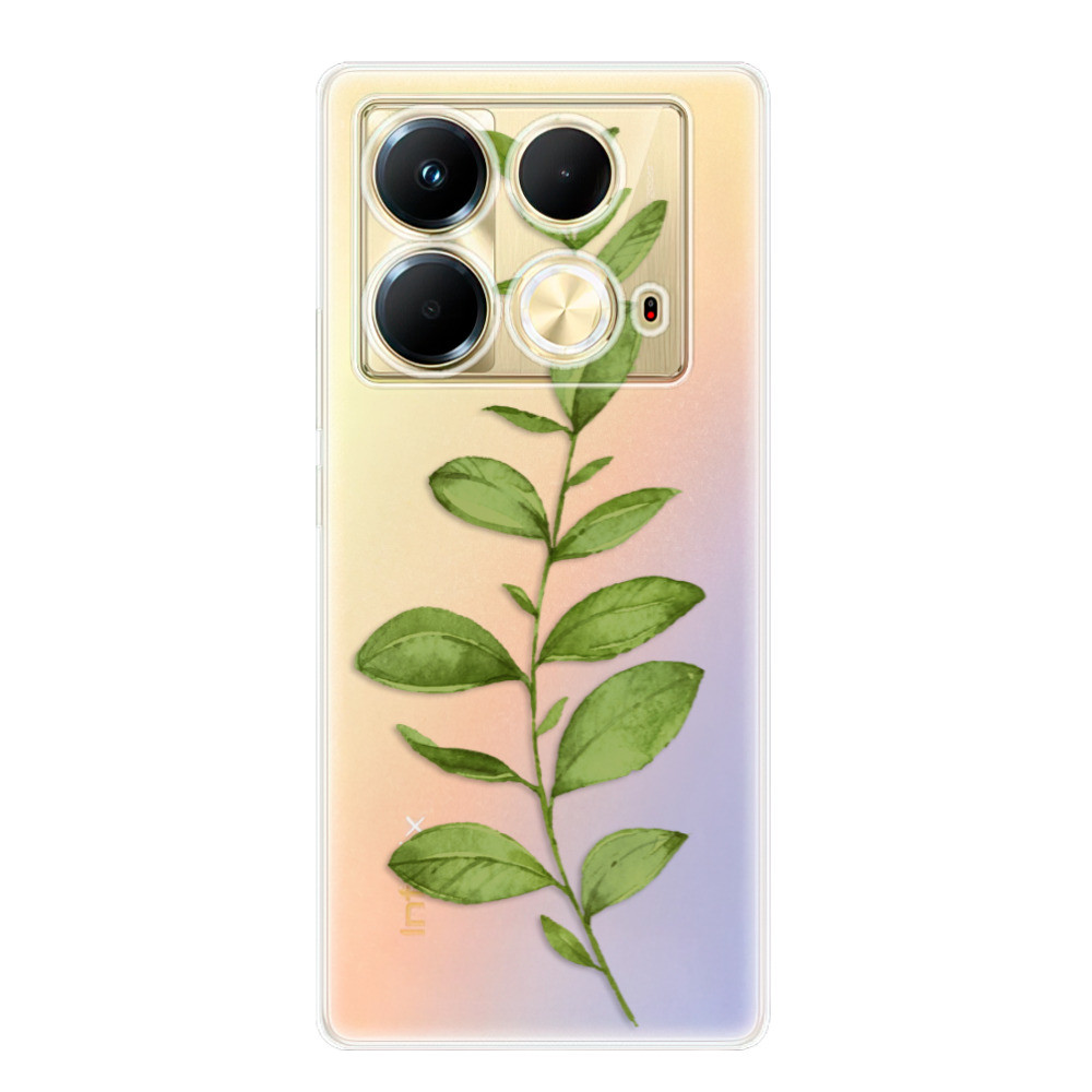 Odolné silikónové puzdro iSaprio - Green Plant 01 - Infinix Note 40