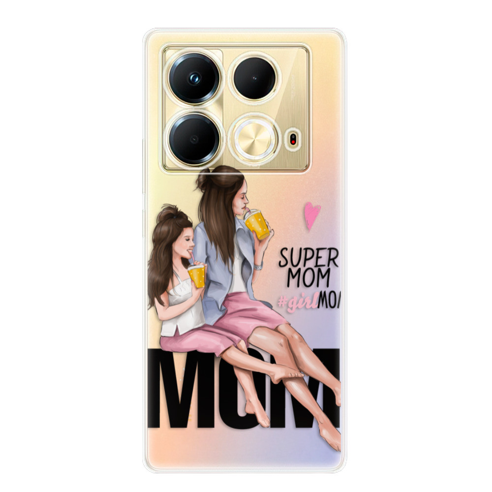 Odolné silikónové puzdro iSaprio - Milk Shake - Brunette - Infinix Note 40