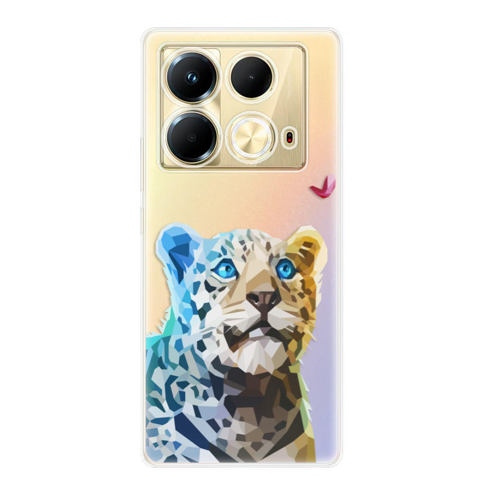 Odolné silikónové puzdro iSaprio - Leopard With Butterfly - Infinix Note 40