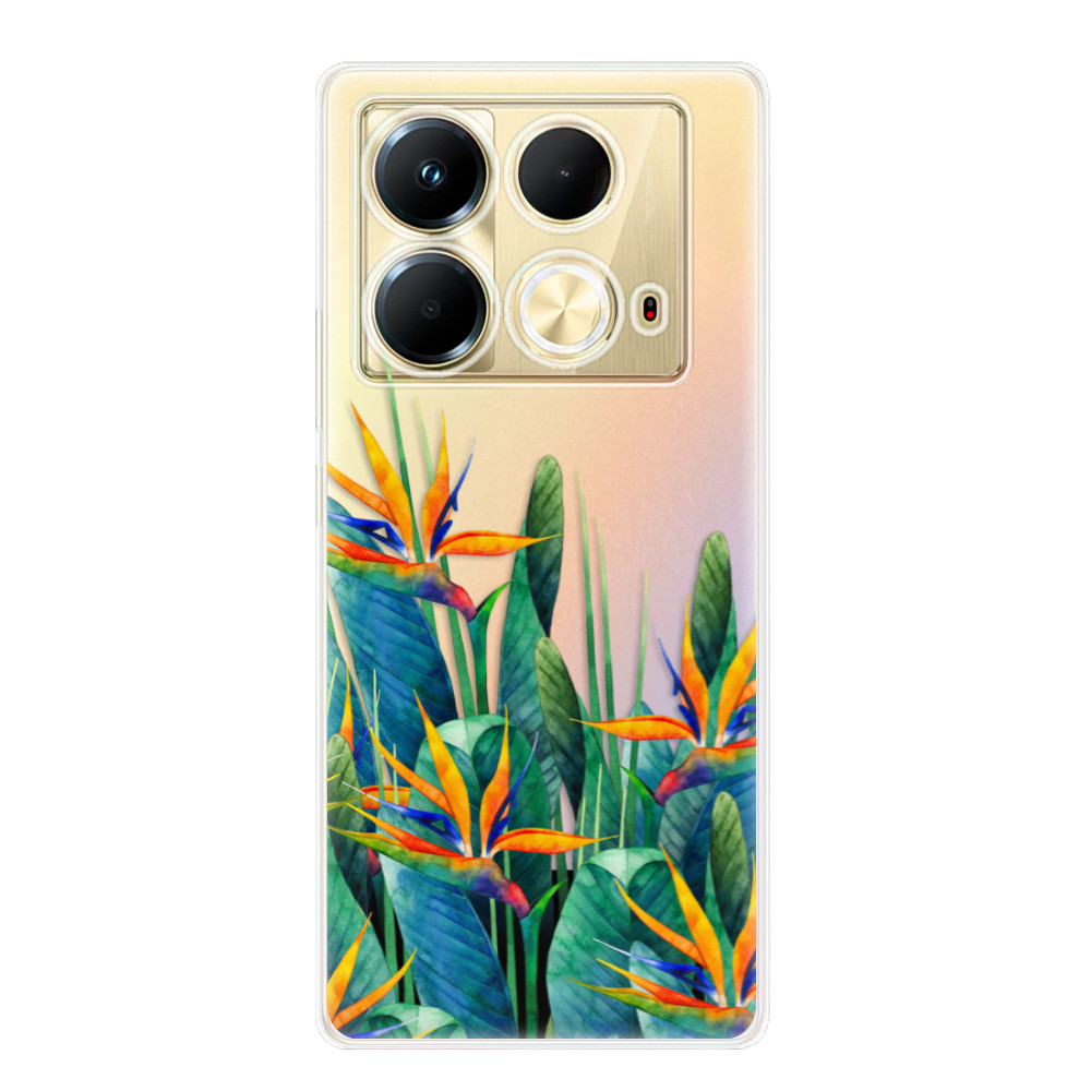 Odolné silikónové puzdro iSaprio - Exotic Flowers - Infinix Note 40