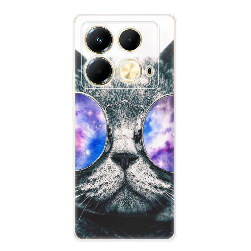 Odolné silikónové puzdro iSaprio - Galaxy Cat - Infinix Note 40