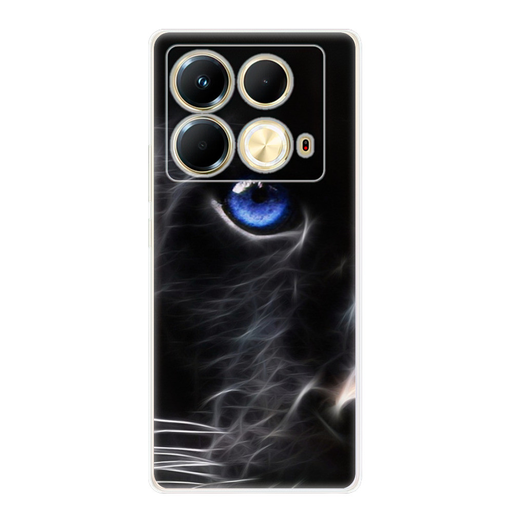 Odolné silikónové puzdro iSaprio - Black Puma - Infinix Note 40
