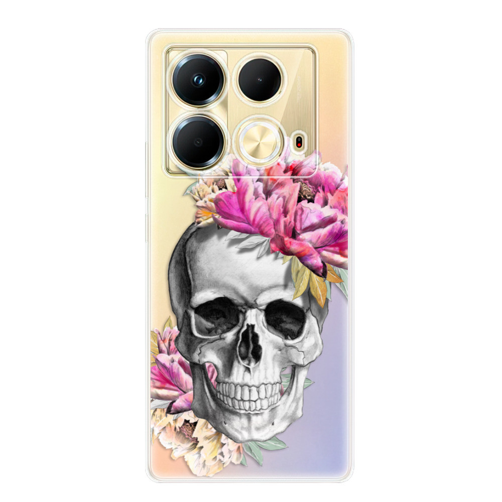 Odolné silikónové puzdro iSaprio - Pretty Skull - Infinix Note 40