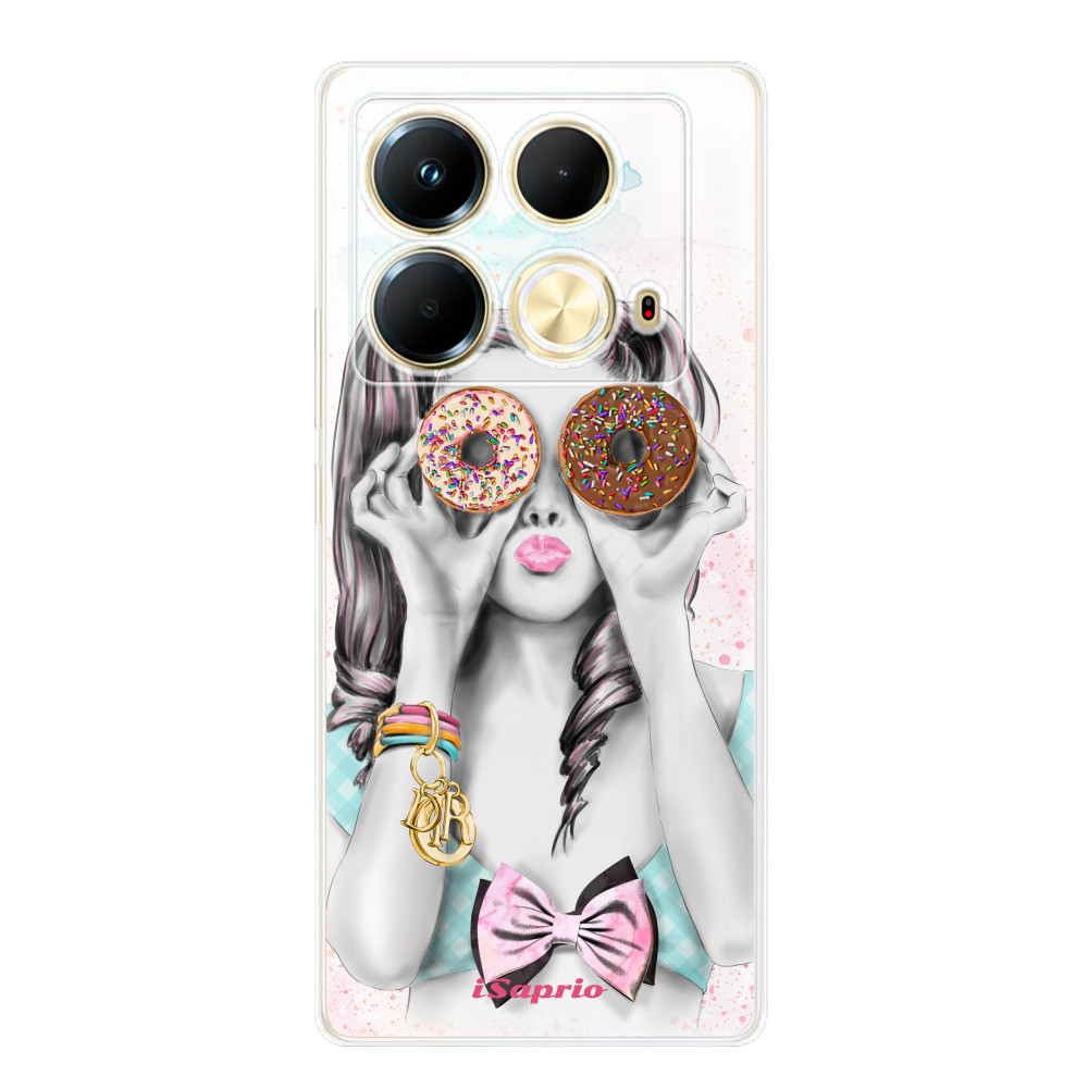 Odolné silikónové puzdro iSaprio - Donuts 10 - Infinix Note 40