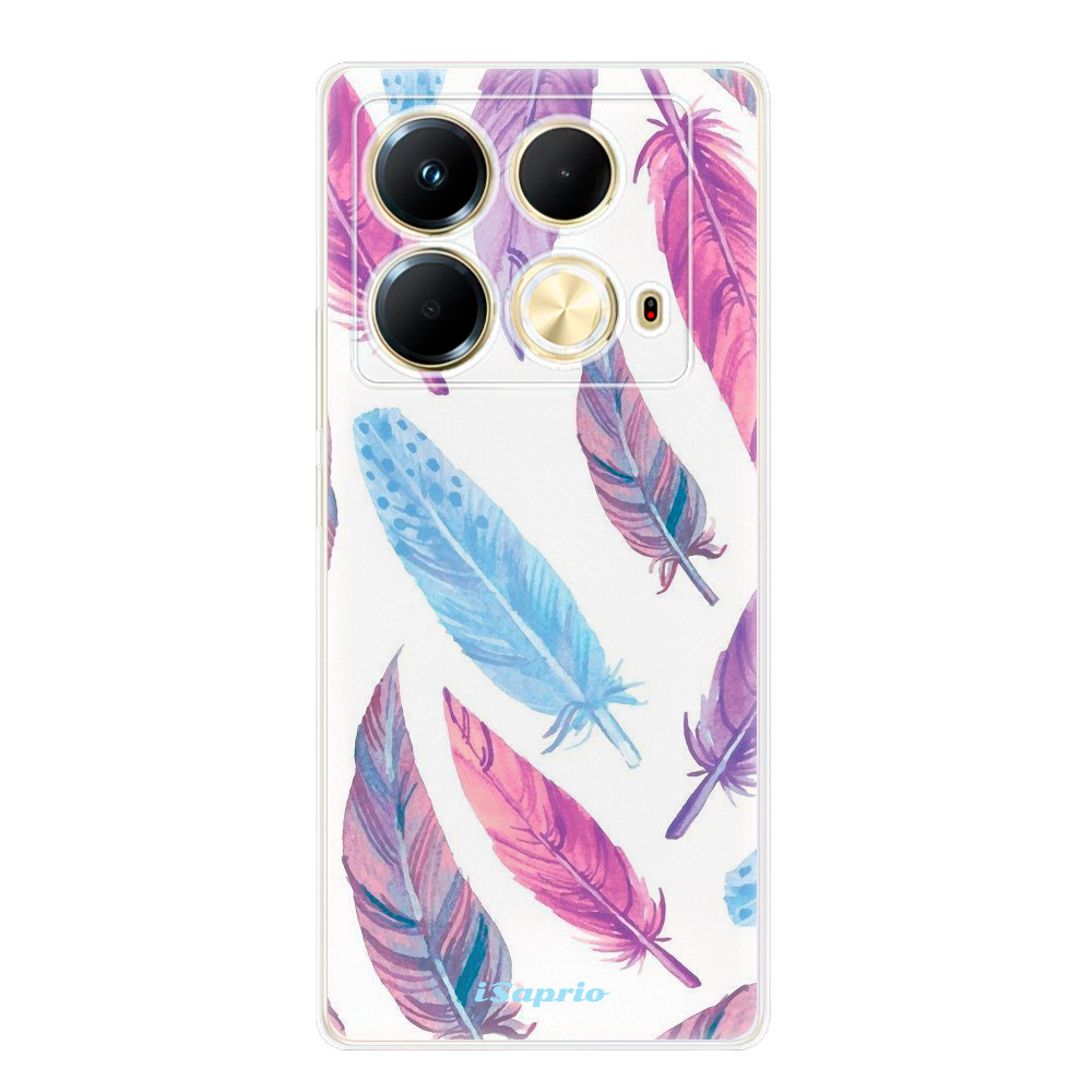 Odolné silikónové puzdro iSaprio - Feather Pattern 10 - Infinix Note 40