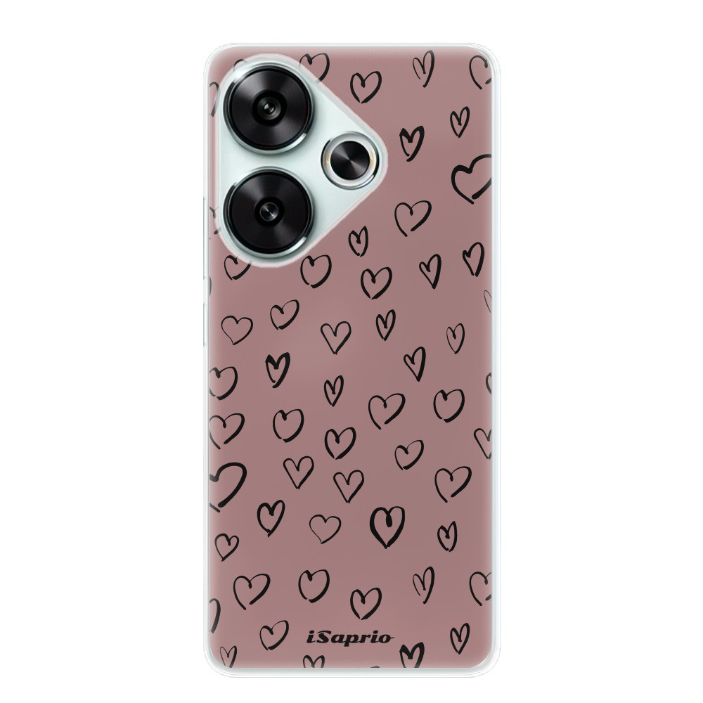 Odolné silikónové puzdro iSaprio - Heart Dark - Poco F6