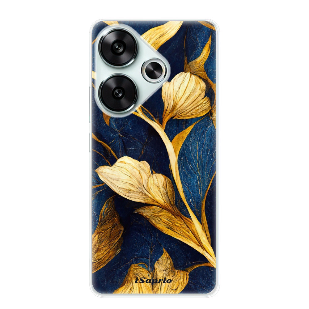 Odolné silikónové puzdro iSaprio - Gold Leaves - Poco F6
