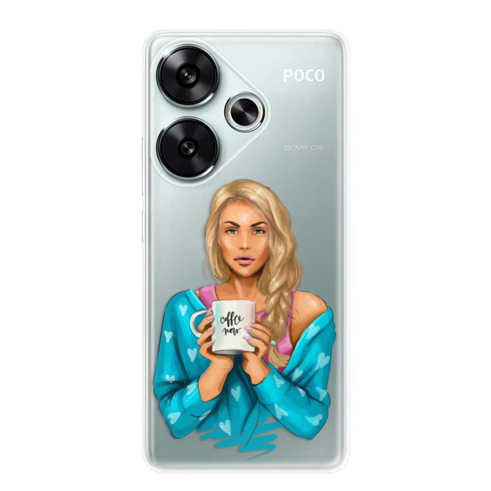 Odolné silikónové puzdro iSaprio - Coffe Now - Blond - Poco F6