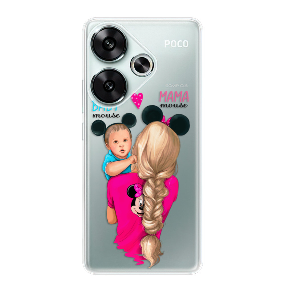 Odolné silikónové puzdro iSaprio - Mama Mouse Blonde and Boy - Poco F6