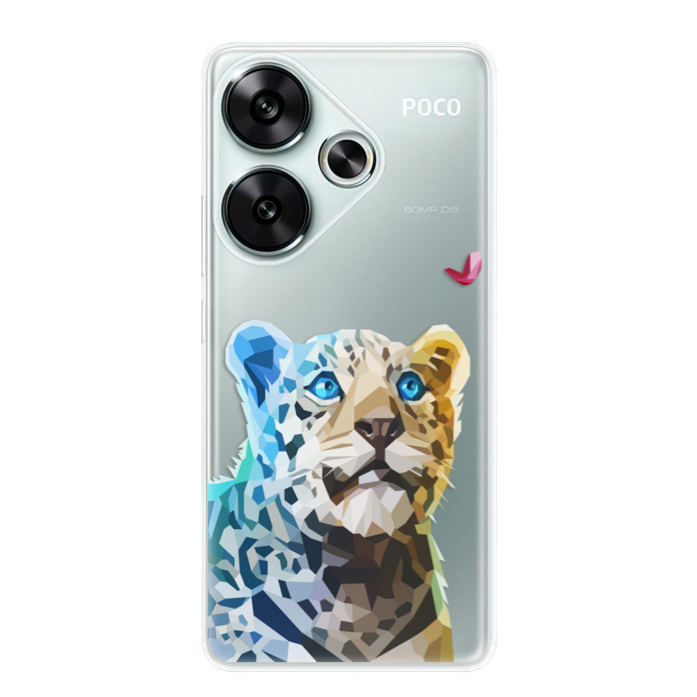 Odolné silikónové puzdro iSaprio - Leopard With Butterfly - Poco F6
