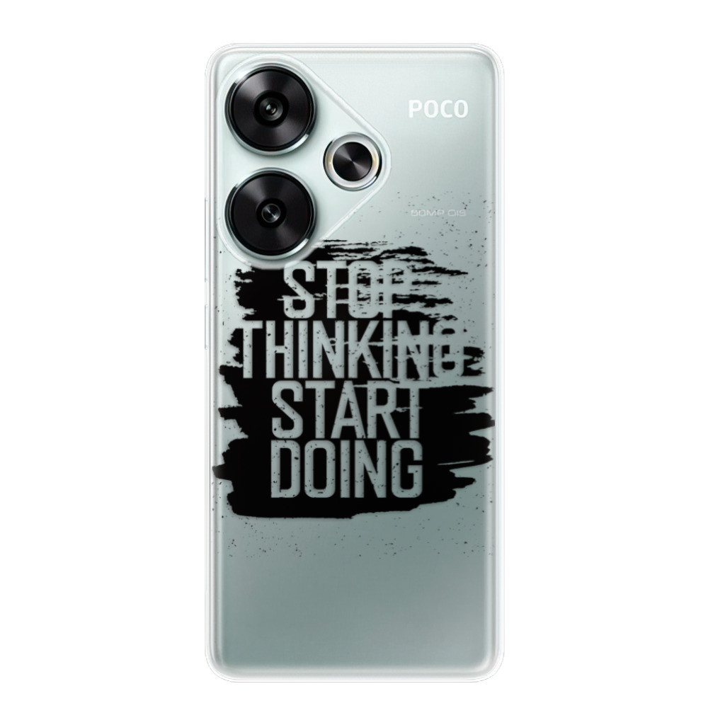 Odolné silikónové puzdro iSaprio - Start Doing - black - Poco F6
