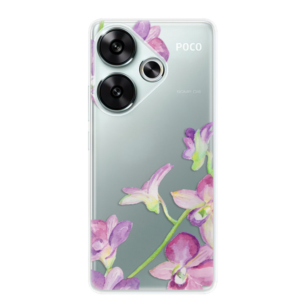 Odolné silikónové puzdro iSaprio - Purple Orchid - Poco F6