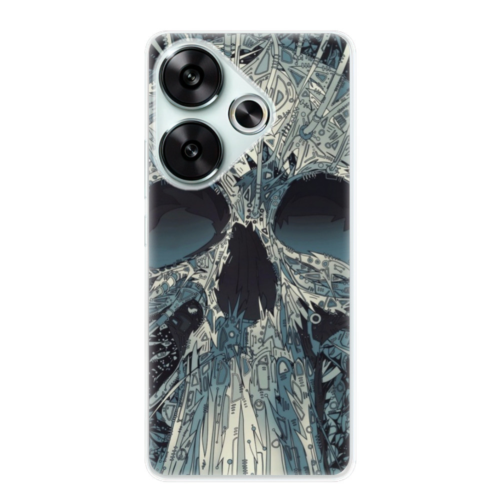 Odolné silikónové puzdro iSaprio - Abstract Skull - Poco F6