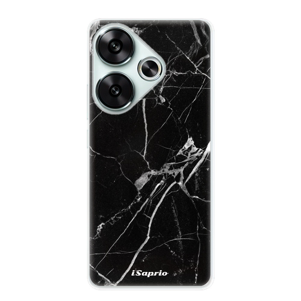 Odolné silikónové puzdro iSaprio - Black Marble 18 - Poco F6
